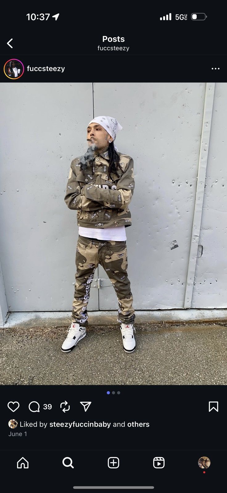 Vlone Vlone Camo Dice Jacket Size Medium Size US M / EU 48-50 / 2 - 15 Thumbnail