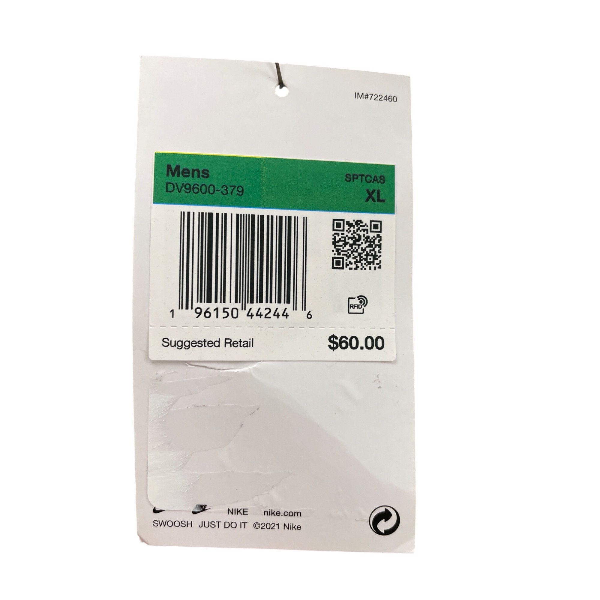 Nike Nike Swoosh mens green swim trunks shorts size XL SKU 8471 Size US 44 / EU 60 - 8 Thumbnail