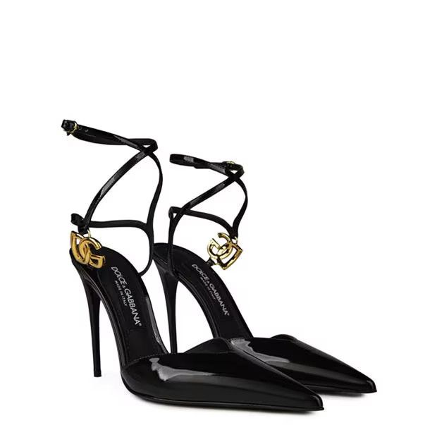 Dolce & Gabbana o1g2r1mq1024 Patent Stiletto Heel in Black Size US 7 / IT 37 - 3 Thumbnail