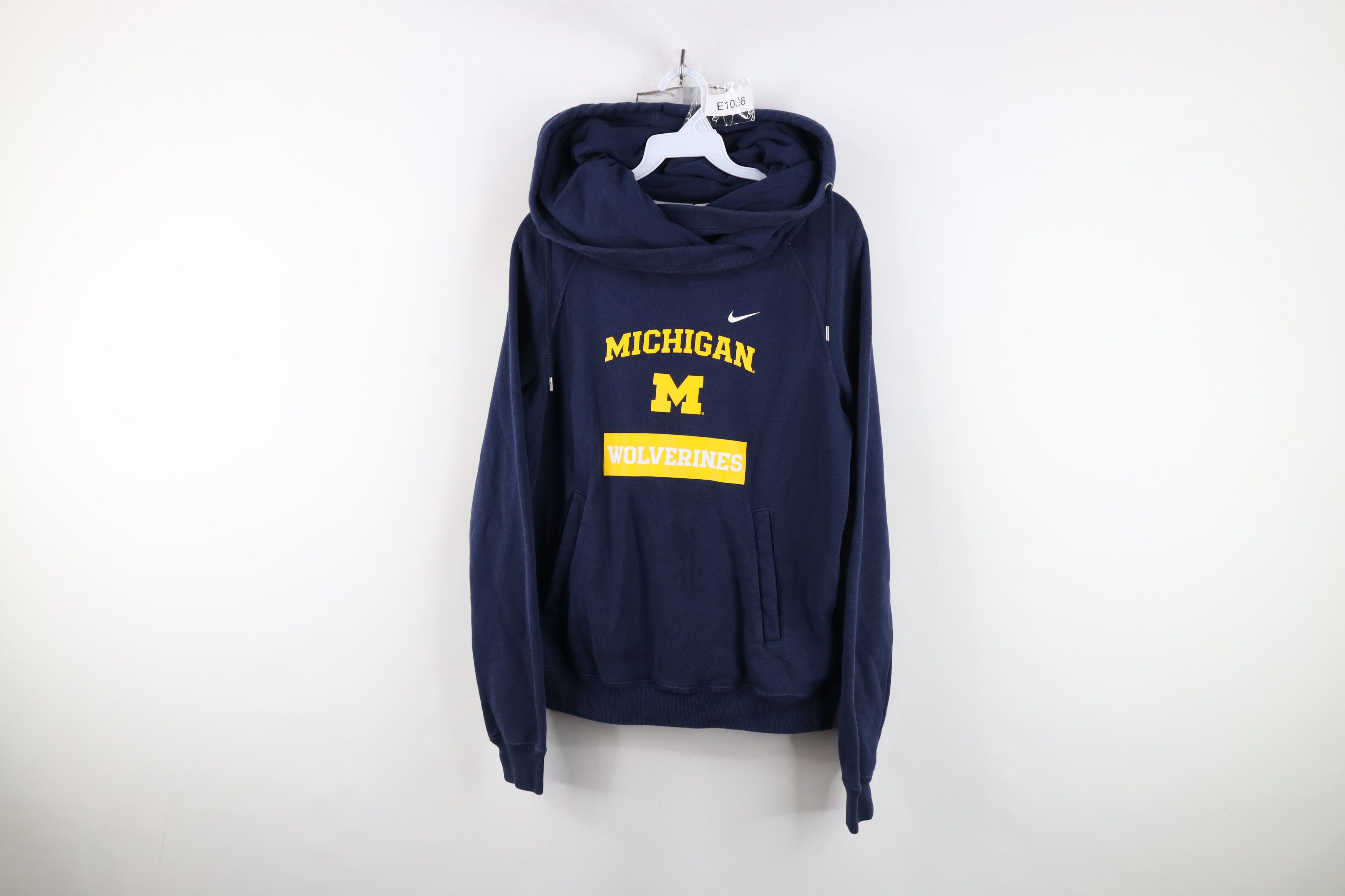 Nike Nike Neck University of Michigan Hoodie Sweatshirt Blue Size M / US 6-8 / IT 42-44 - 1 Thumbnail