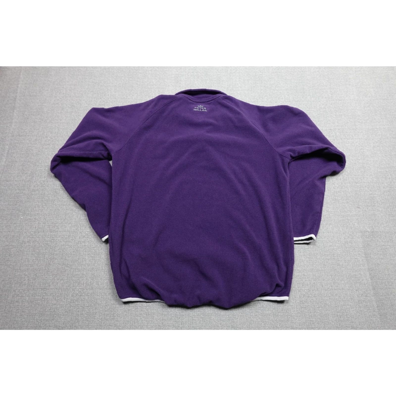 Peter Millar Peter Millar Purple Fleece 1/4 Zip Pullover Sweatshirt Mens Large Warmth Golf Size US L / EU 52-54 / 3 - 5 Thumbnail