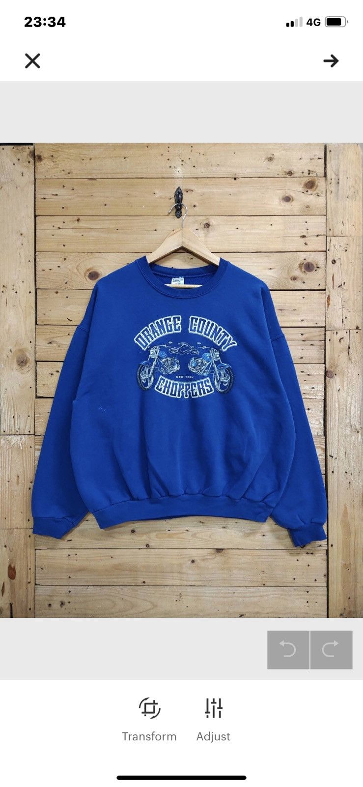 Jerzees × West Coast Choppers Y2k orange county choppers sweatshirt size XL Size US XL / EU 56 / 4 - 1 Thumbnail