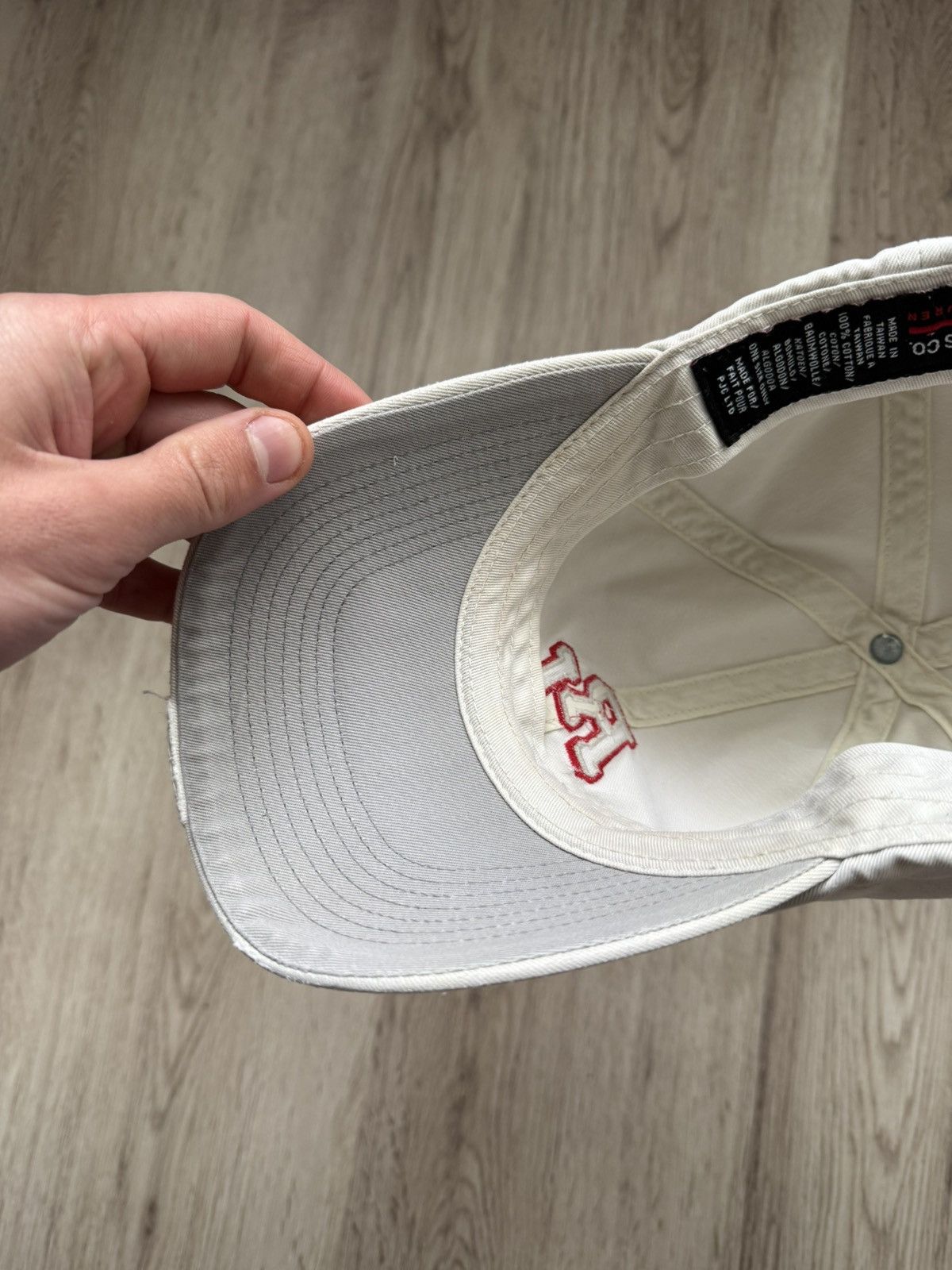 Polo Ralph Lauren Polo Jeans RL Logo Distressed Cap Vintage Ralph Lauren Hat Size ONE SIZE - 14 Thumbnail