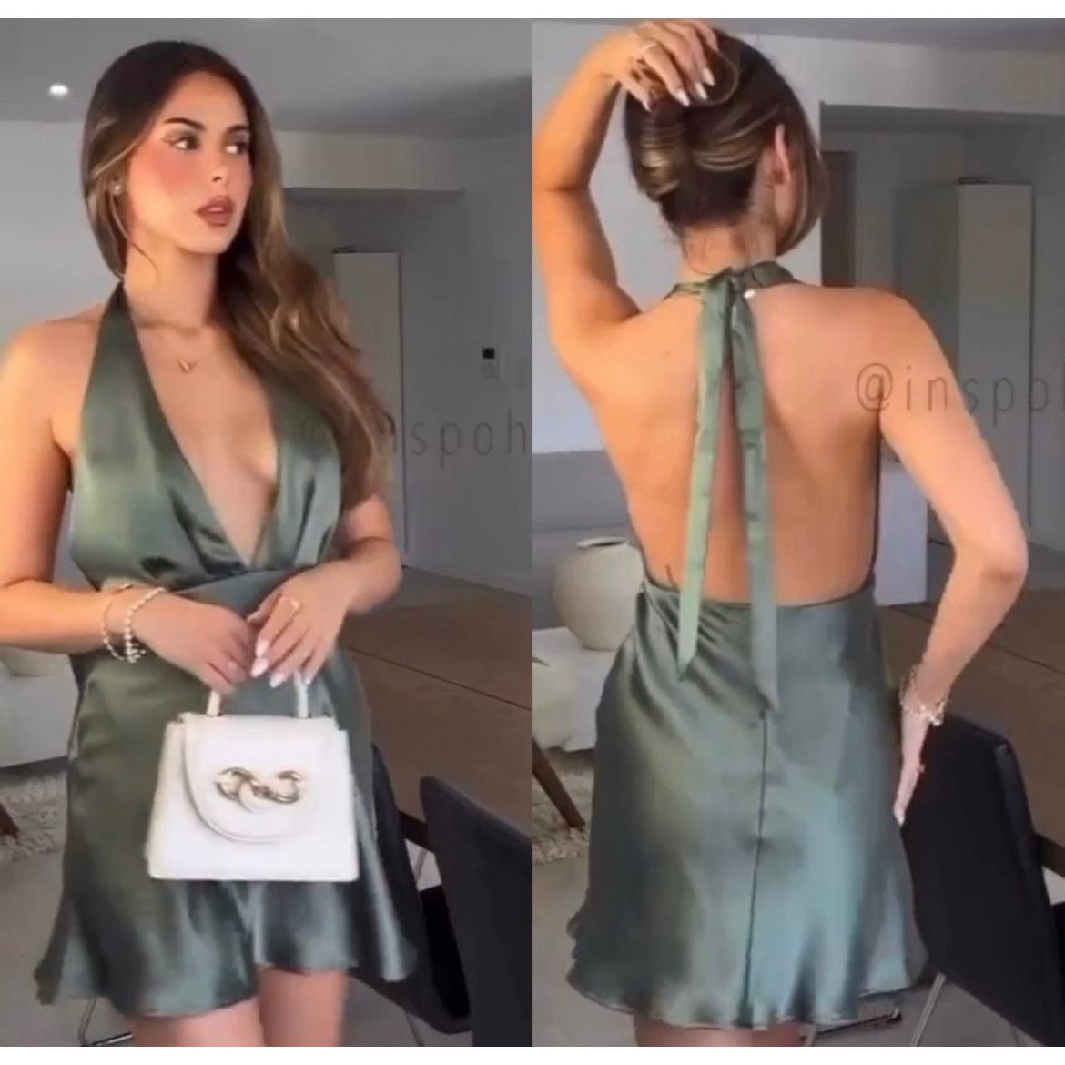 Zara ZARA BLOGGER FAVORITE SATIN EFFECT MINI DRESS Size XXL / US 16-18 / IT 52-54 - 1 Thumbnail