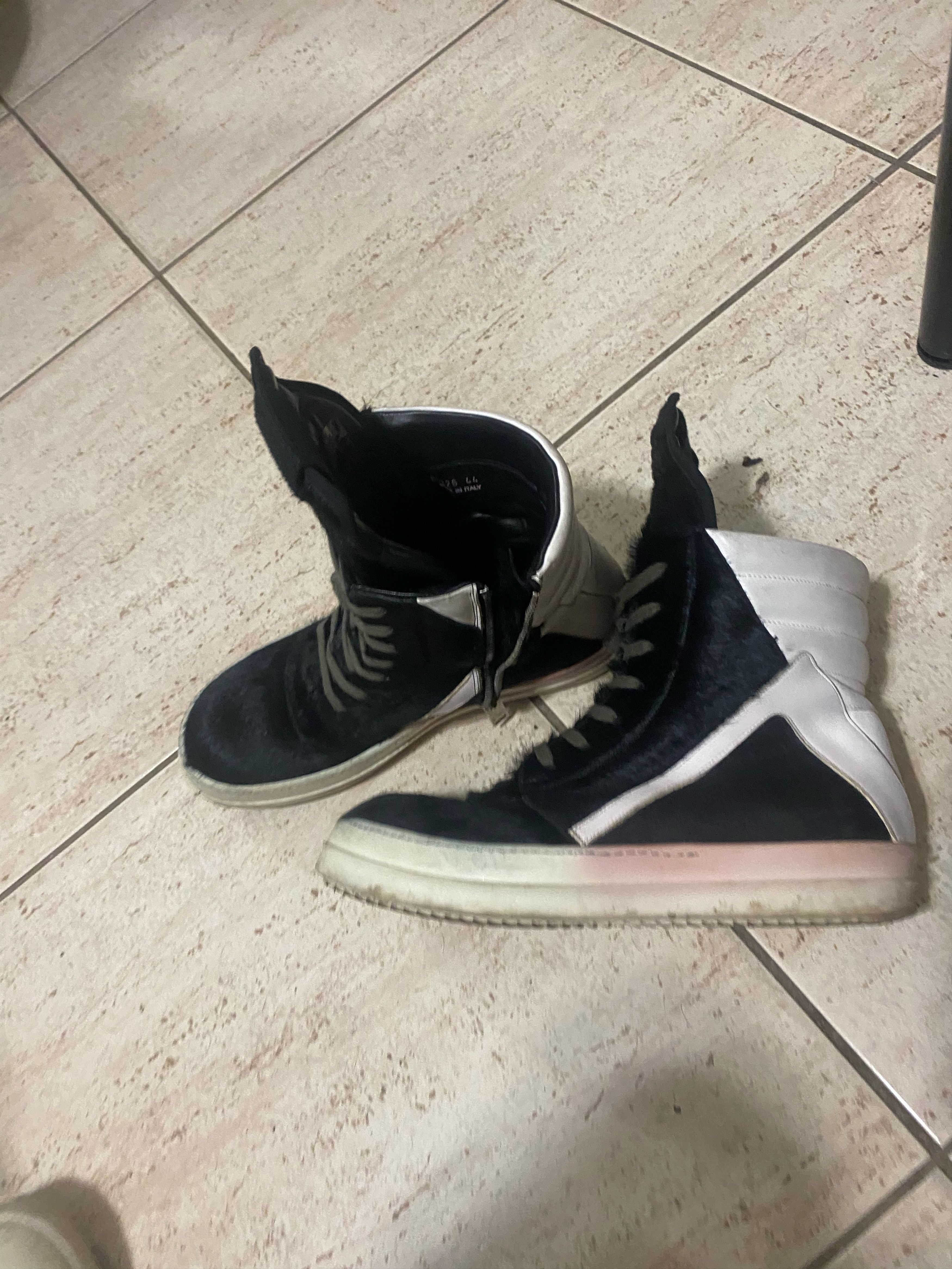 Rick Owens Geobasket Pony Hair Size US 11 / EU 44 - 4 Thumbnail