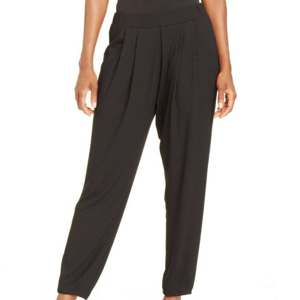 Elie Tahari Elie Tahari Pleated Front Navy Blue Lightweight Summer Trous Size 30" / US 8 / IT 44 - 1 Thumbnail