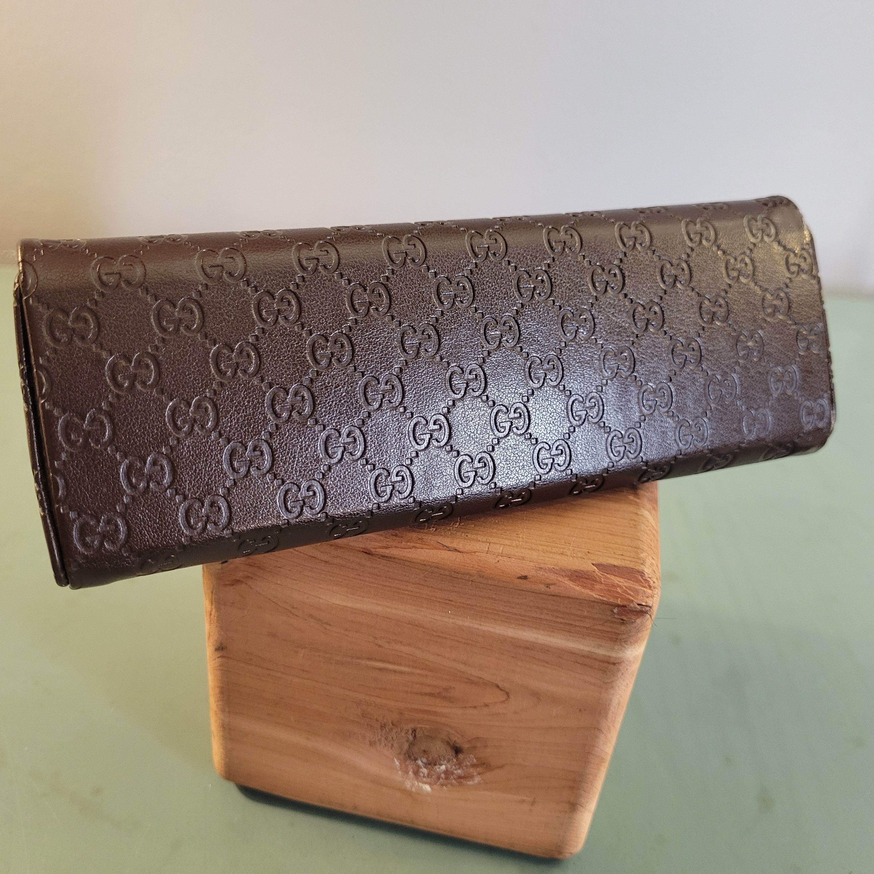 Gucci Gucci Glasses Sunglasses Case Micro G Embossed Size ONE SIZE - 4 Thumbnail