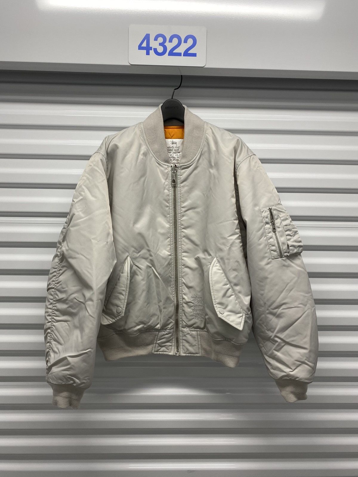Stussy Stussy Built Reversible Bomber Jacket Grey - Medium Size US M / EU 48-50 / 2 - 3 Thumbnail