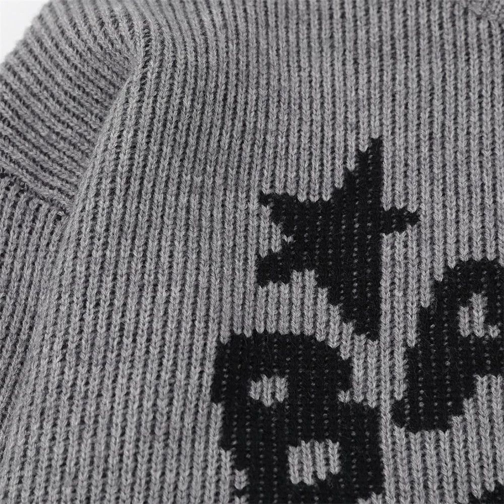 Vintage Men's loose casual cartoon kitten star round neck sweater Size US M / EU 48-50 / 2 - 4 Thumbnail
