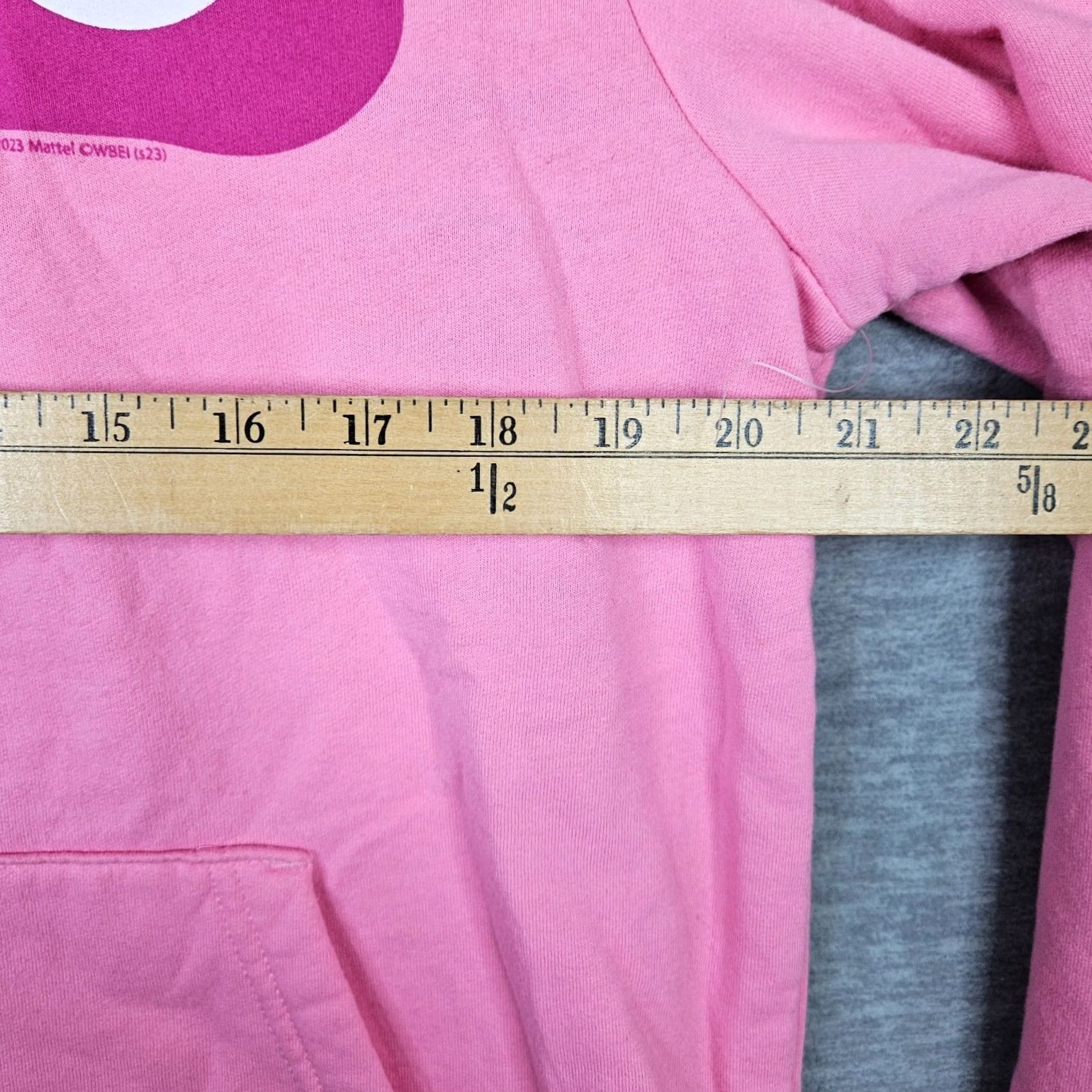 Old Navy Old Navy Barbie Graphic Pink Pockets Hoodie L Womens Pullover Casual Size L / US 10 / IT 46 - 3 Thumbnail