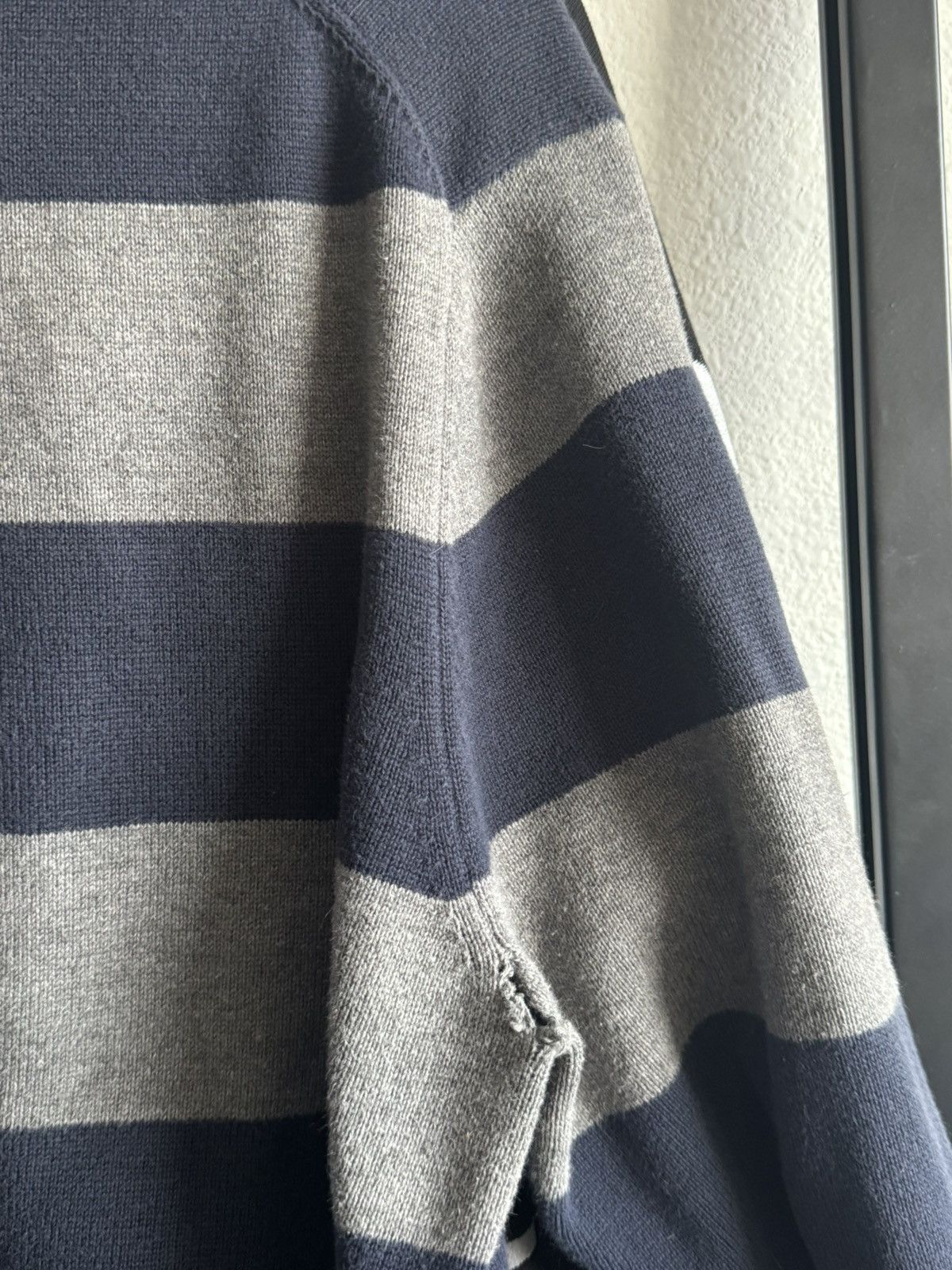 Tommy Hilfiger Tommy Hilfiger Striped Quarter Zip Size US L / EU 52-54 / 3 - 4 Thumbnail