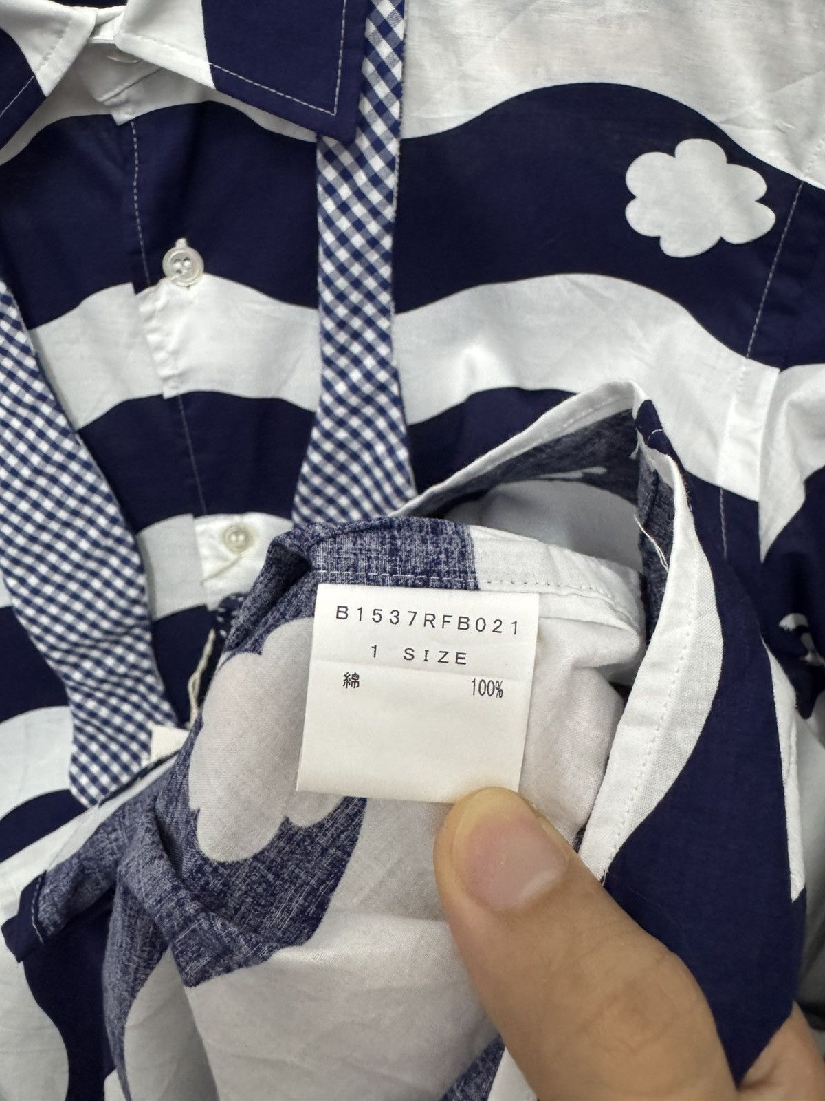 Frapbois × Issey Miyake × Japanese Brand Frapbois button up shirt Size US S / EU 44-46 / 1 - 8 Thumbnail