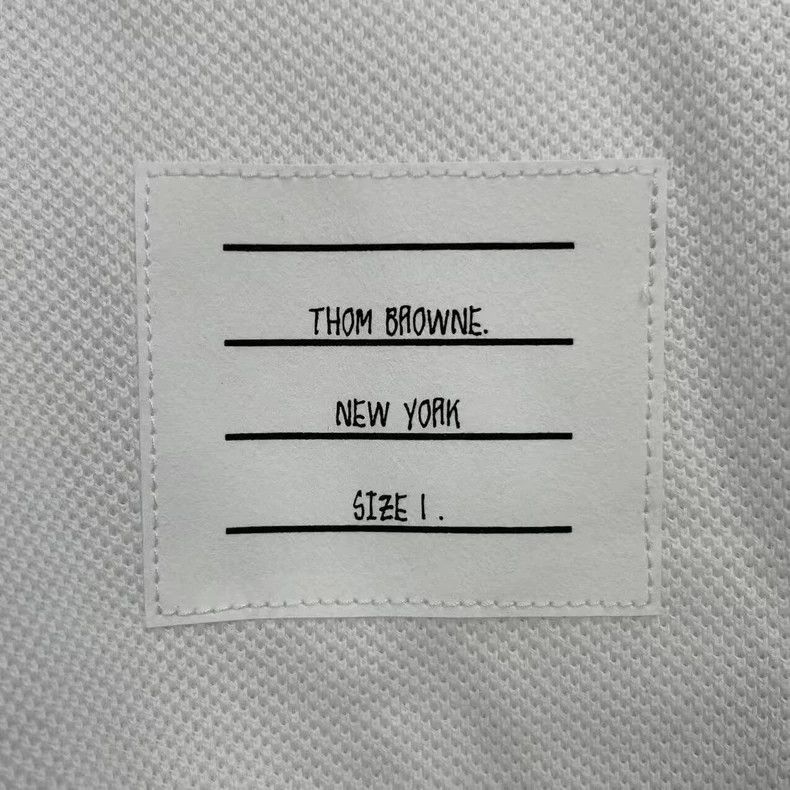Thom Browne Thom browne White back striped short sleeves 2504-Nextarrow Size US S / EU 44-46 / 1 - 6 Thumbnail
