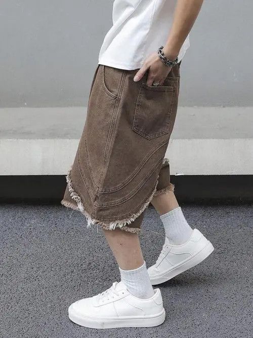 Jean Kurusu x Asahi Ripped Retro Distressed Denim Jeans shorts Size US 32 / EU 48 - 5 Thumbnail