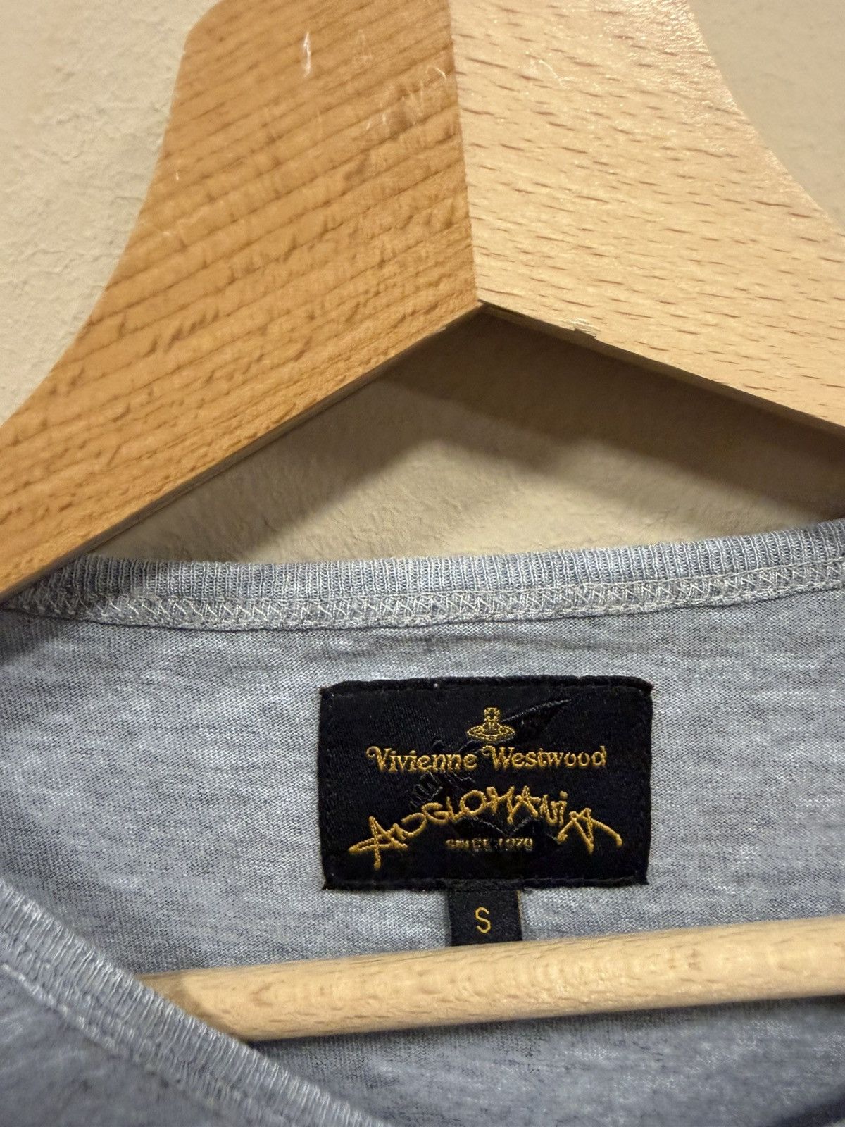 Vivienne Westwood Vivienne Westwood Anglomania Grey Light Blue I Love Crap tee Size US S / EU 44-46 / 1 - 2 Thumbnail