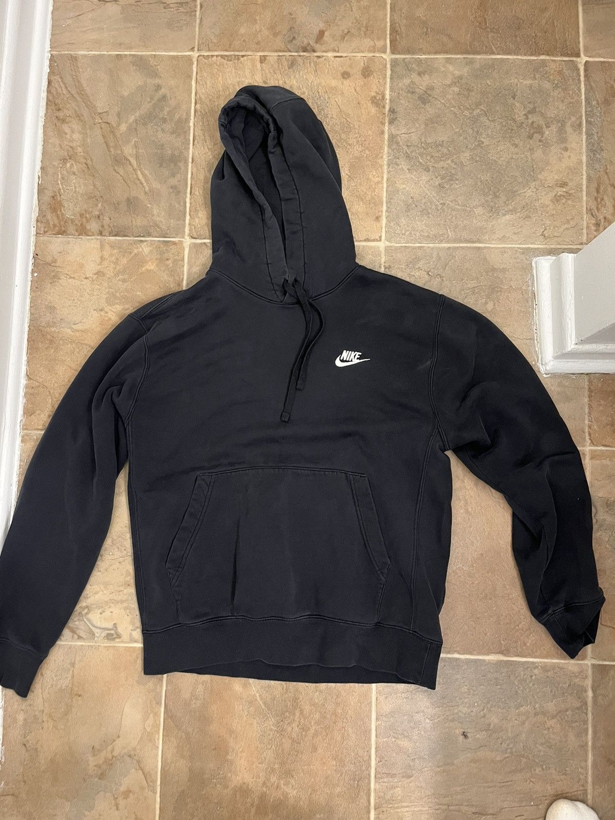 Nike washed black nike hoodie Size US S / EU 44-46 / 1 - 1 Thumbnail