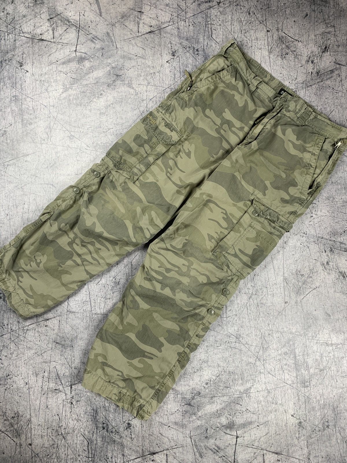 Vintage Vintage Schott Camo Cargo Bondage Pants 90s distressed ...