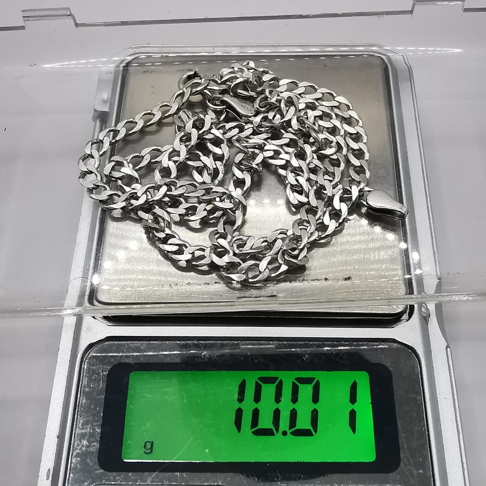 Sterling Silver Vintage Jewelry Chain, 925 Sterling Silver, Signed 10,01g Size ONE SIZE - 5 Thumbnail