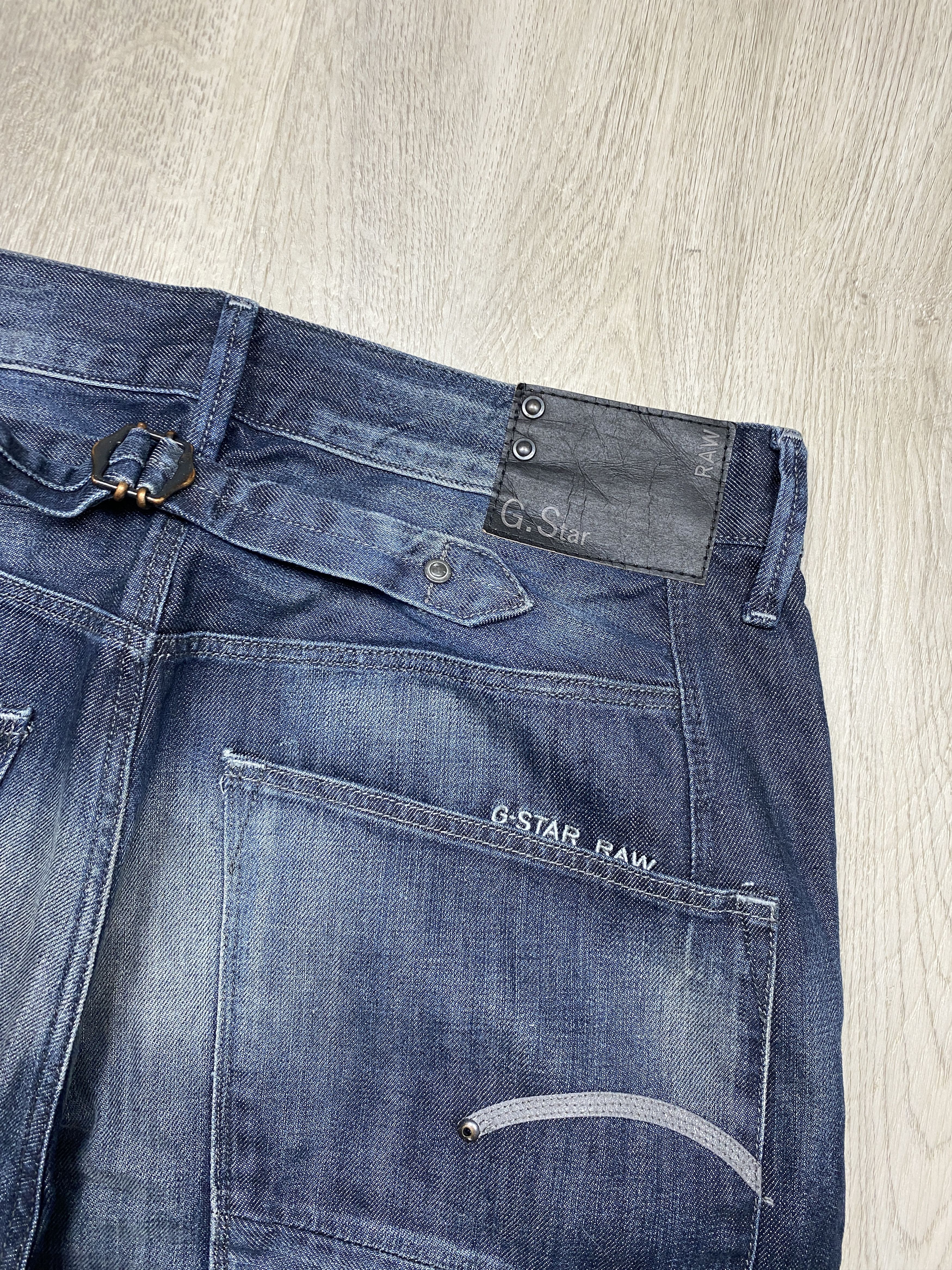 G-Star G Star Raw Vintage Mens Blades Tapered Denim Pants Jeans Size US 34 / EU 50 - 8 Thumbnail