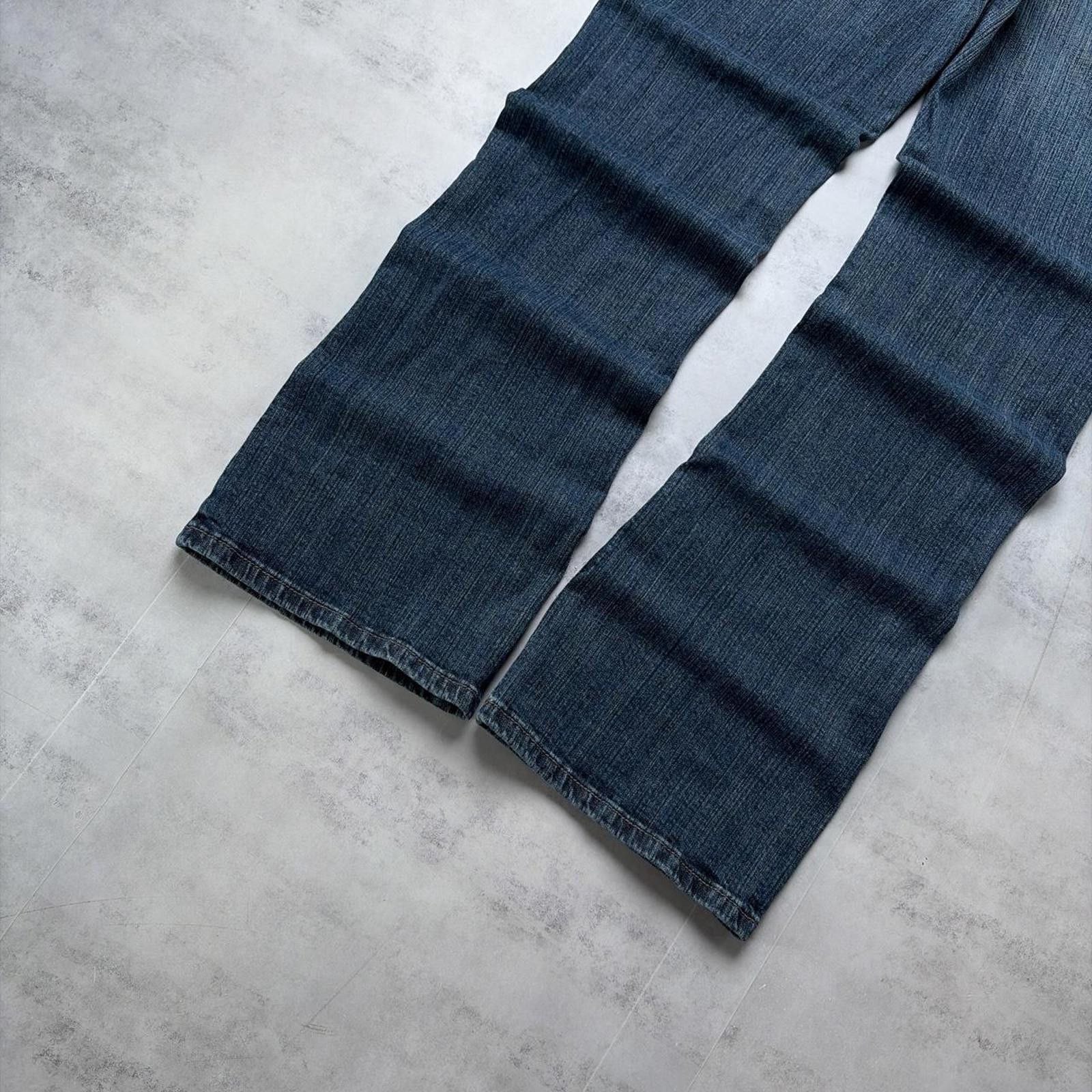 Other Y2K Blue Degree Grunge Bootcut Denim Jeans Size 32" / US 10 / IT 46 - 3 Thumbnail
