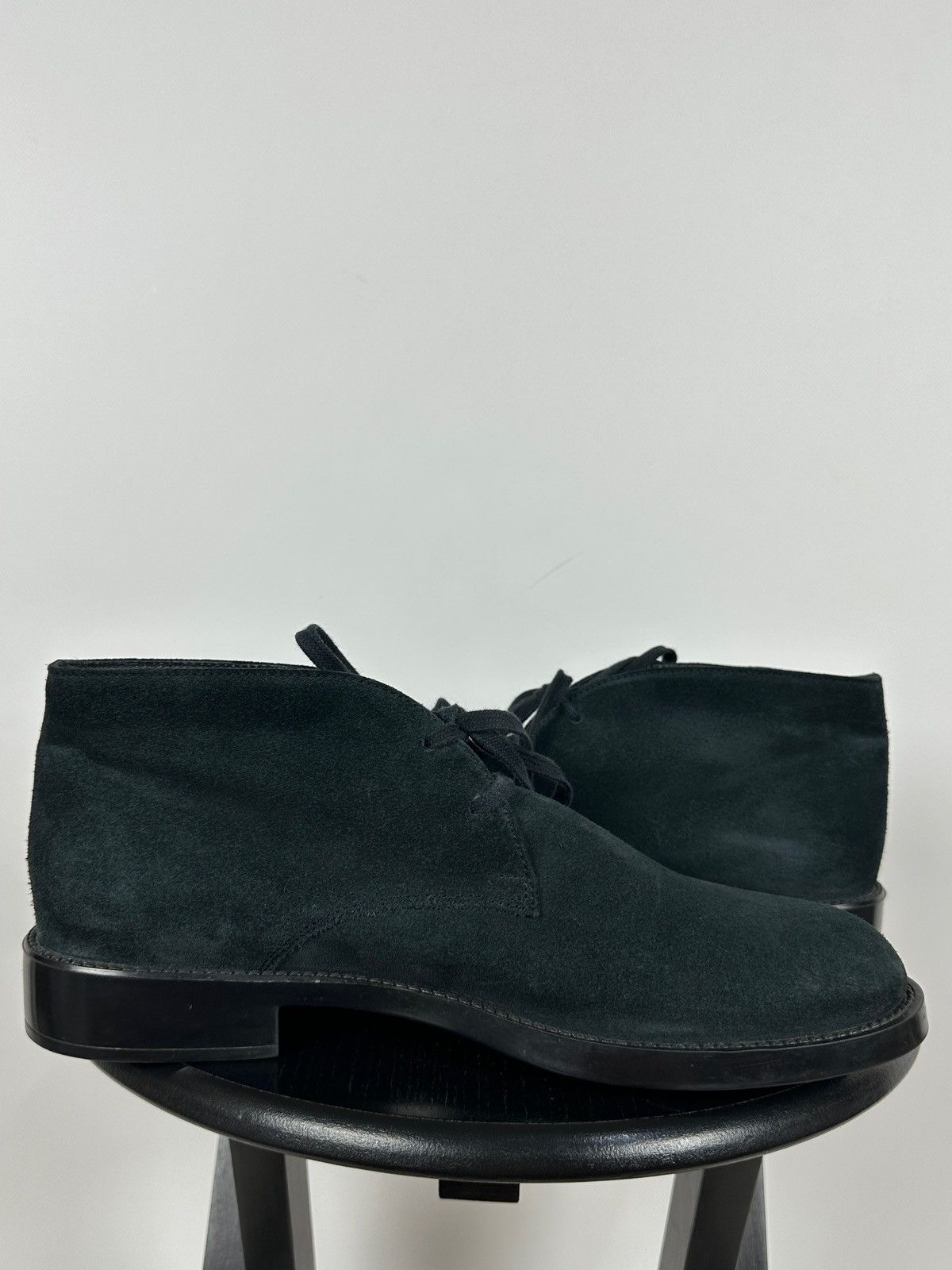Tod's Tod’s Blue Suede Ankle Desert Lace Up Boots Size US 9.5 / EU 42-43 - 8 Thumbnail