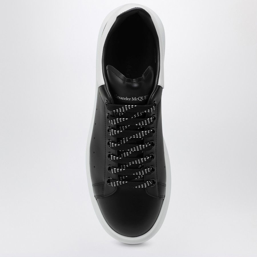 Alexander McQueen o1d2blof0126 Oversized Low-Top Sneakers in Black/White Size US 8.5 / EU 41-42 - 3 Thumbnail