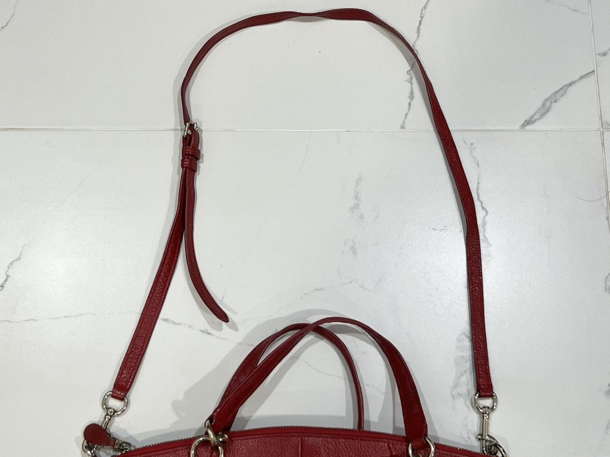 Coach Coach Small Kelsey Satchel Red Pebbled Bags Size ONE SIZE - 13 Thumbnail