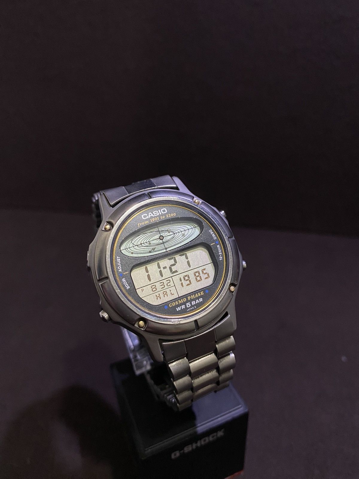 Casio × Japanese Brand × Vintage Casio Cosmo Phase CGW-90 Japan 1988 Size ONE SIZE - 2 Thumbnail