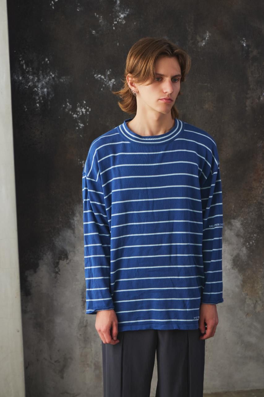 Porter Classic Porter Classic CLASSIC BORDER MOCK NECK LONG SLEEVE SHIRT Size US L / EU 52-54 / 3 - 1 Thumbnail