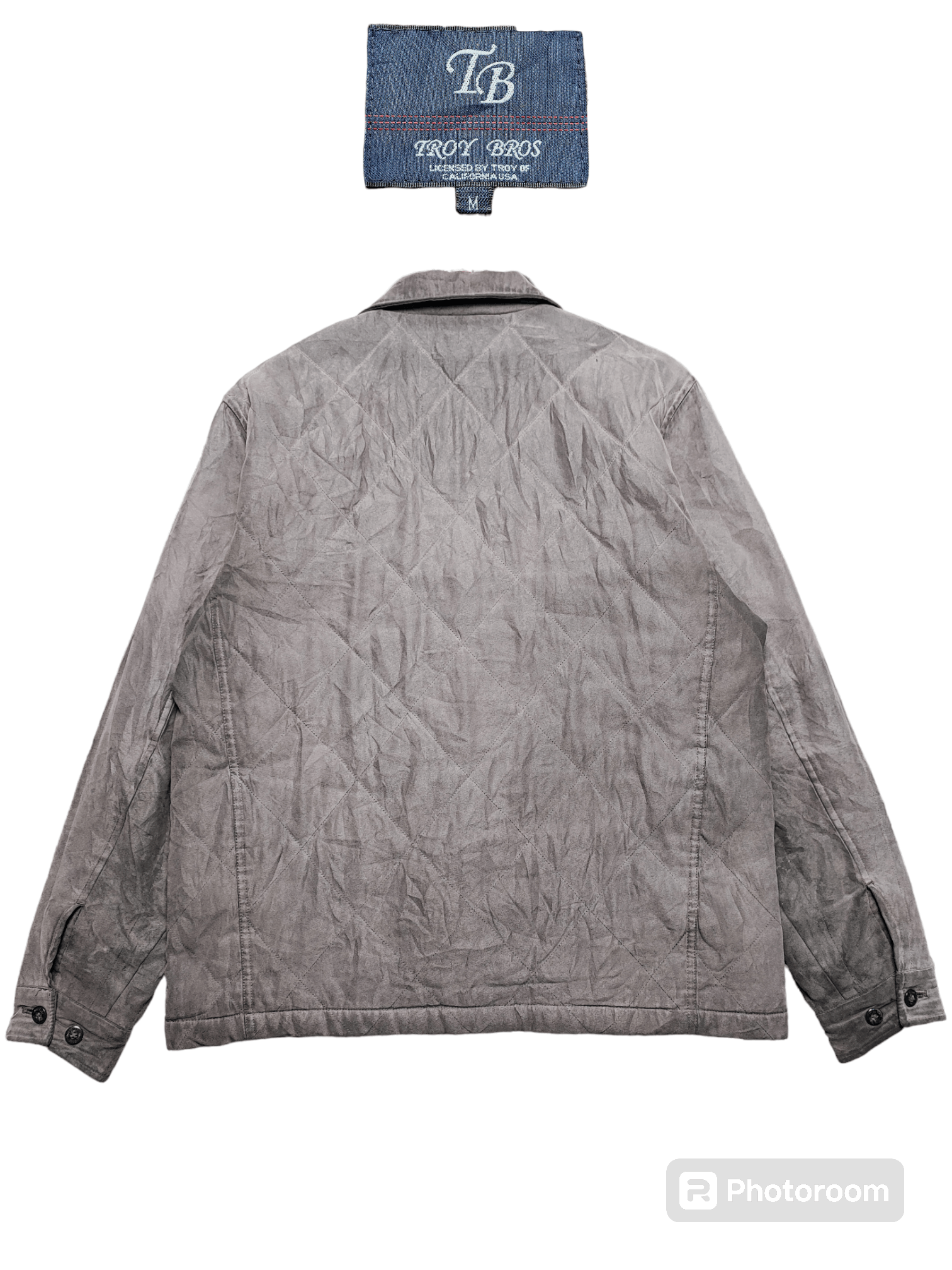 Number (N)ine Troy Bros Bomber Styles Jacket Distressed Size US L / EU 52-54 / 3 - 2 Thumbnail