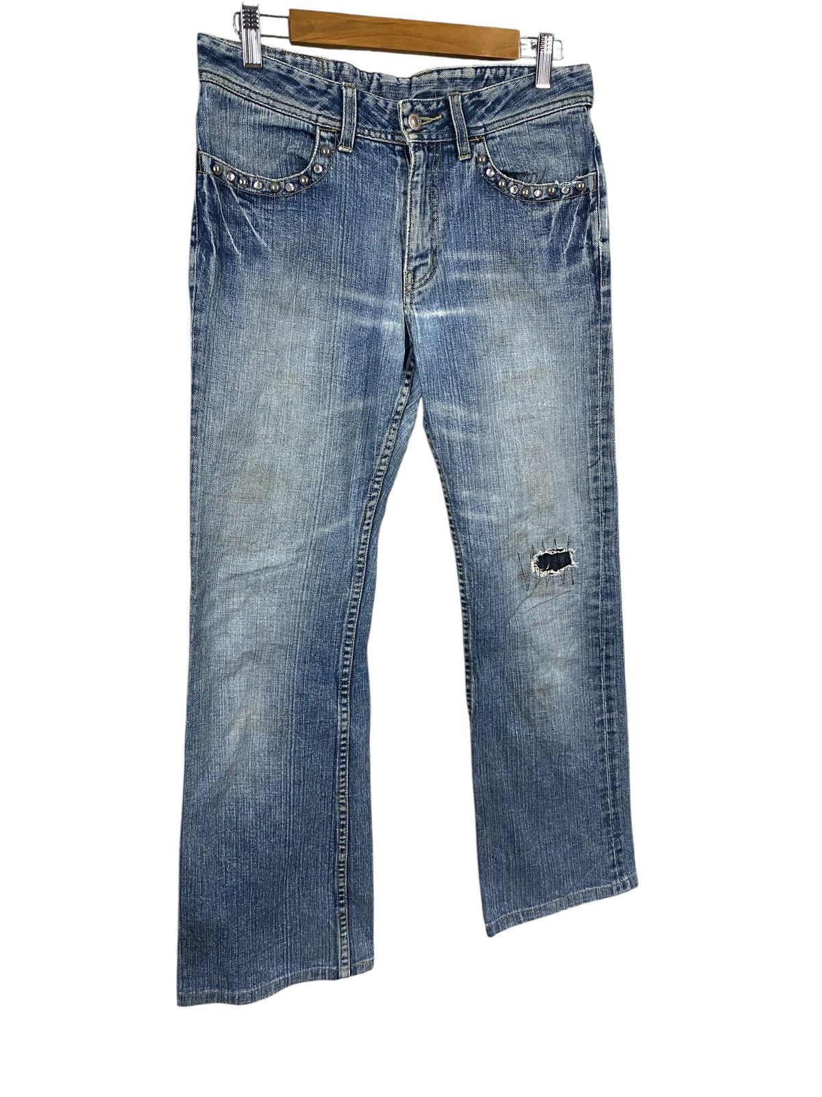 Japanese Brand Mens bigi japanase brand flared denim pant Size US 32 / EU 48 - 5 Thumbnail