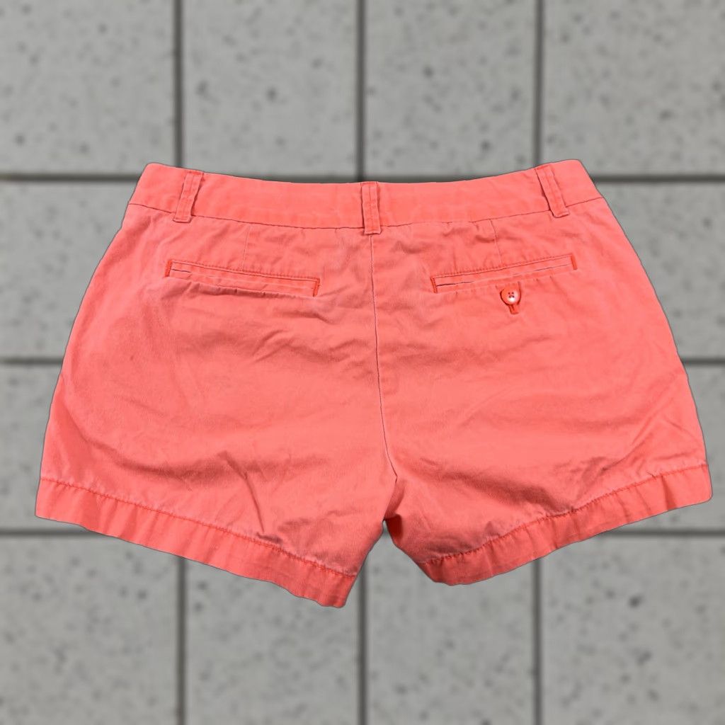 J.Crew J.CREW Women’s Chino Shorts Orange 100% Cotton Size 6 Pockets Flat Front 4 in Inseam Vintage? No (Regular) Spring Summer Beach Walking Preppy Size 28" / US 6 / IT 42 - 1 Thumbnail
