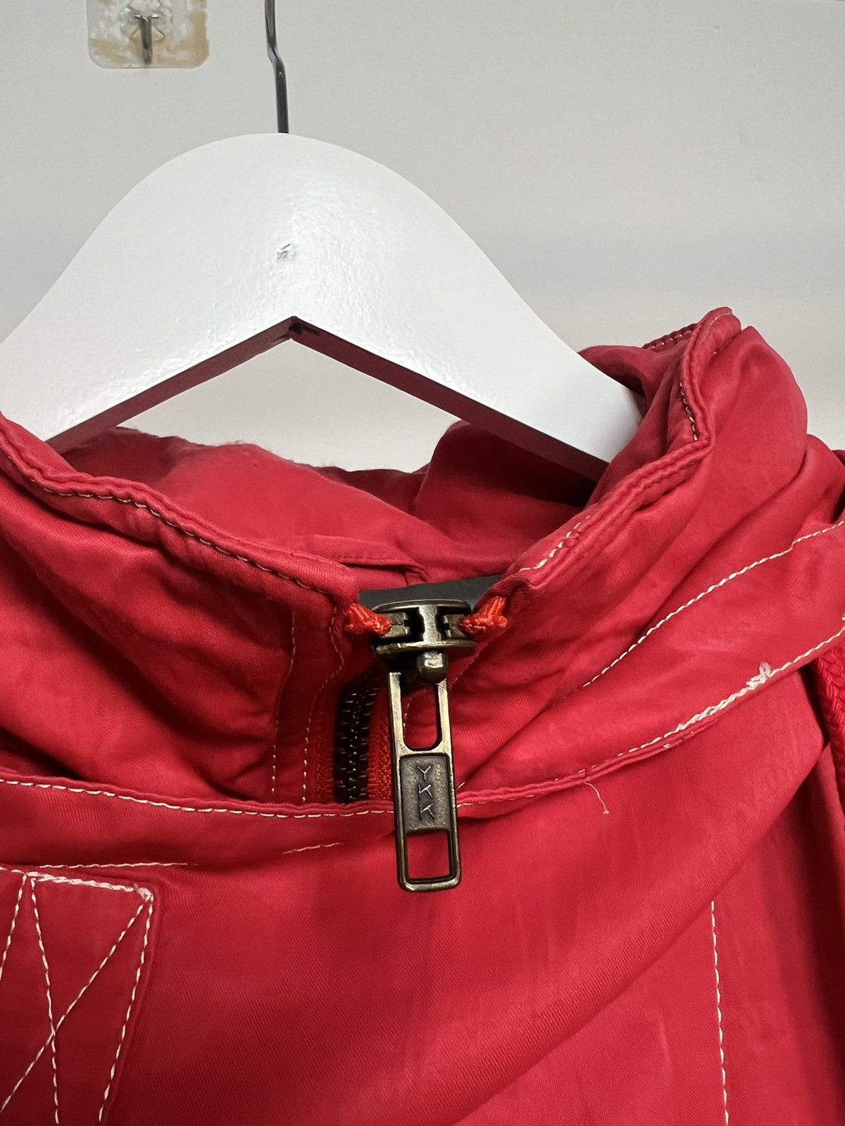 Moncler Vintage Moncler Red Puffer Down Jacket Size US M / EU 48-50 / 2 - 12 Thumbnail