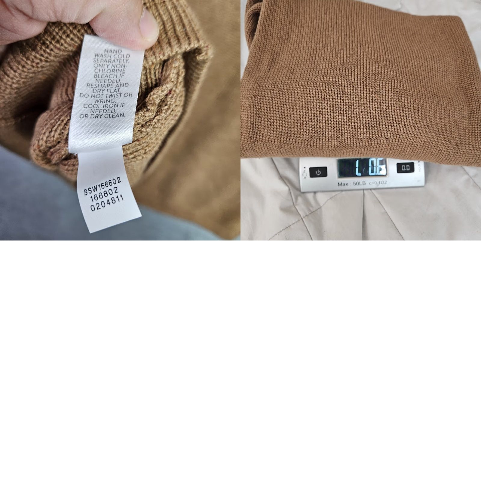 J. Jill J.JILL Women's Camel Round Neck Pockets Front Sweater Size PM New Cardigan Knit Beige Regular Petite Adults Women Men Size M / US 6-8 / IT 42-44 - 8 Thumbnail