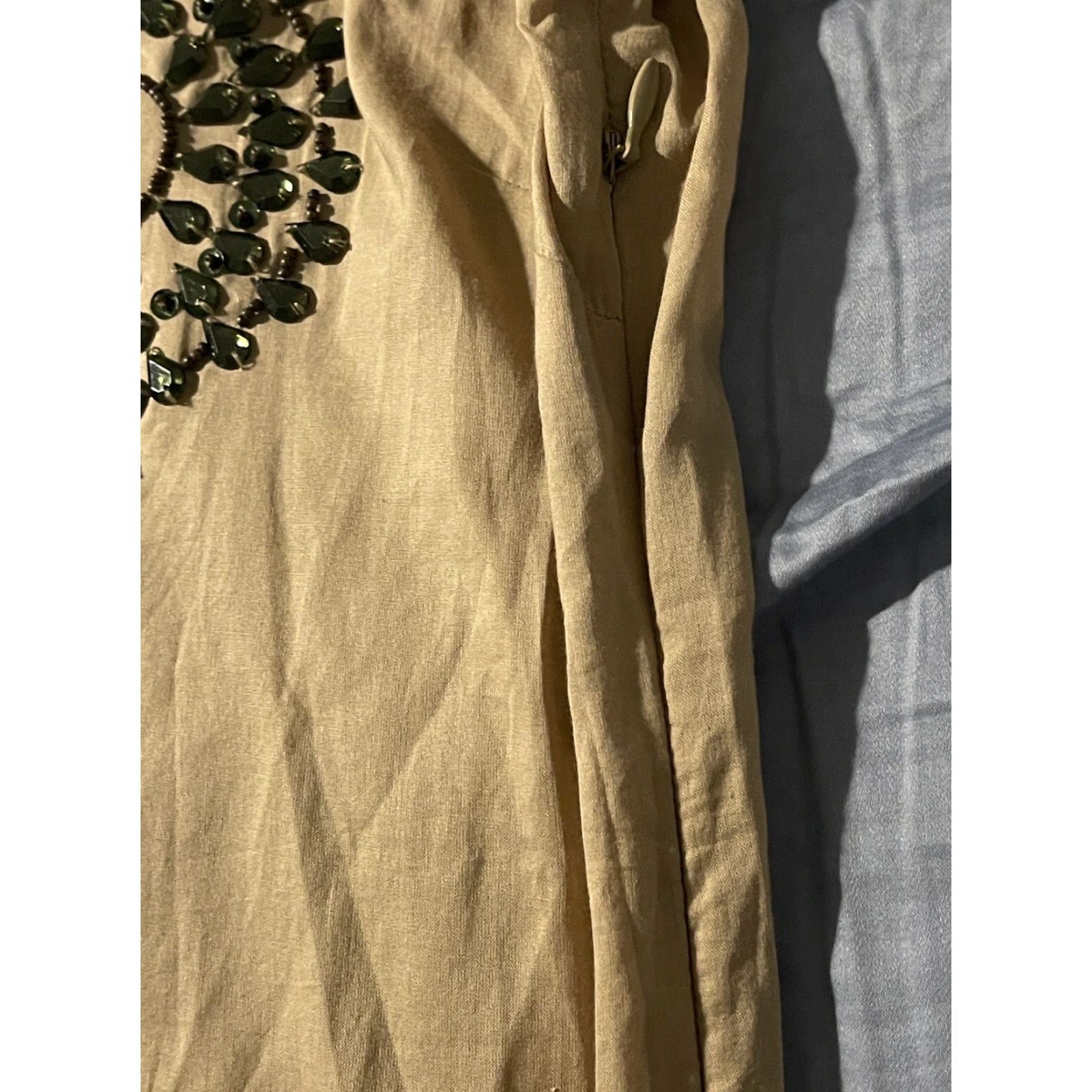Tory Burch TORY BURCH Brown Caftan dress With Embellishments Sz 6 Size M / US 6-8 / IT 42-44 - 6 Thumbnail