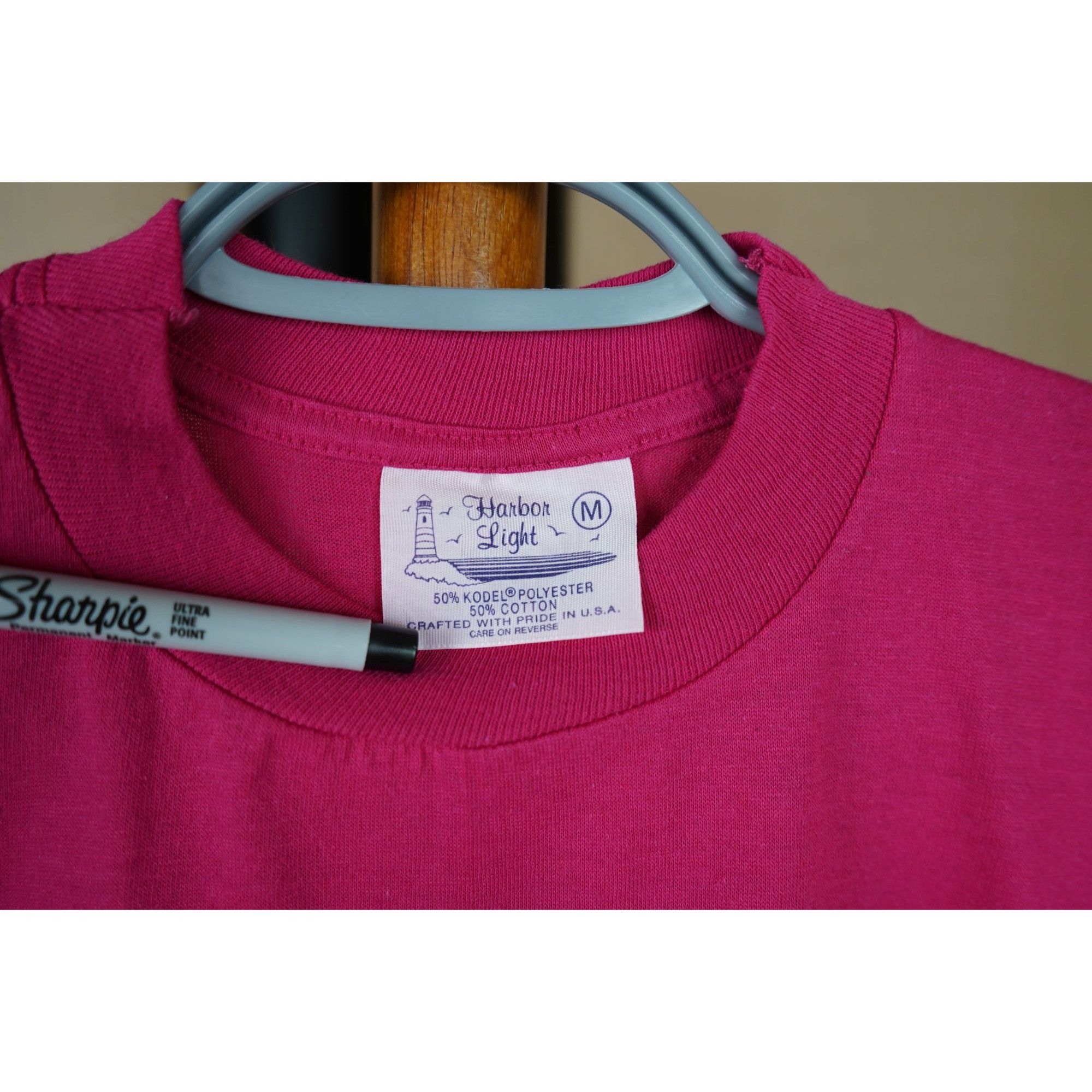 Vintage Vintage Washington 90s Pink USA Tshirt S #474 Size S / US 4 / IT 40 - 4 Thumbnail