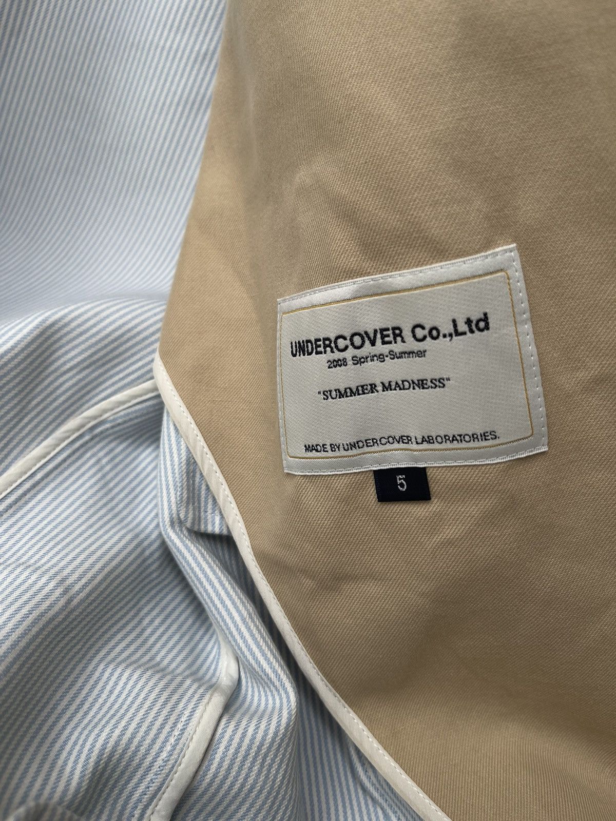 Undercover Undercover SS08 Summer Madness Beige Blazer Size US XL / EU 56 / 4 - 13 Thumbnail