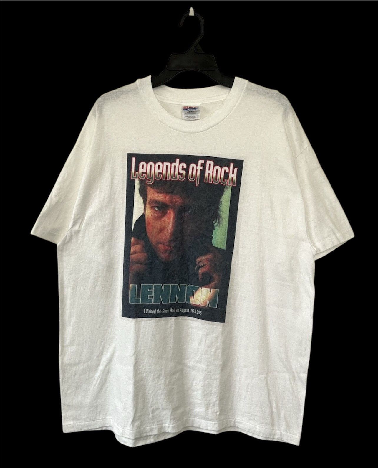 Vintage 90s John Lennon legend The Beatles Tee XL Yoko Ono