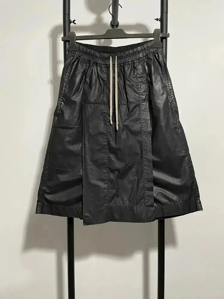 Rick Owens Sz xs Rick Owens Waxed Multi Layers Shorts-2507 Size US 30 / EU 46 - 4 Thumbnail