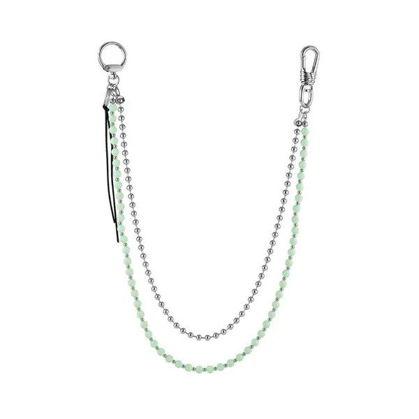 Jewelry Double Layered Beaded Wallet Chain Size ONE SIZE - 6 Thumbnail