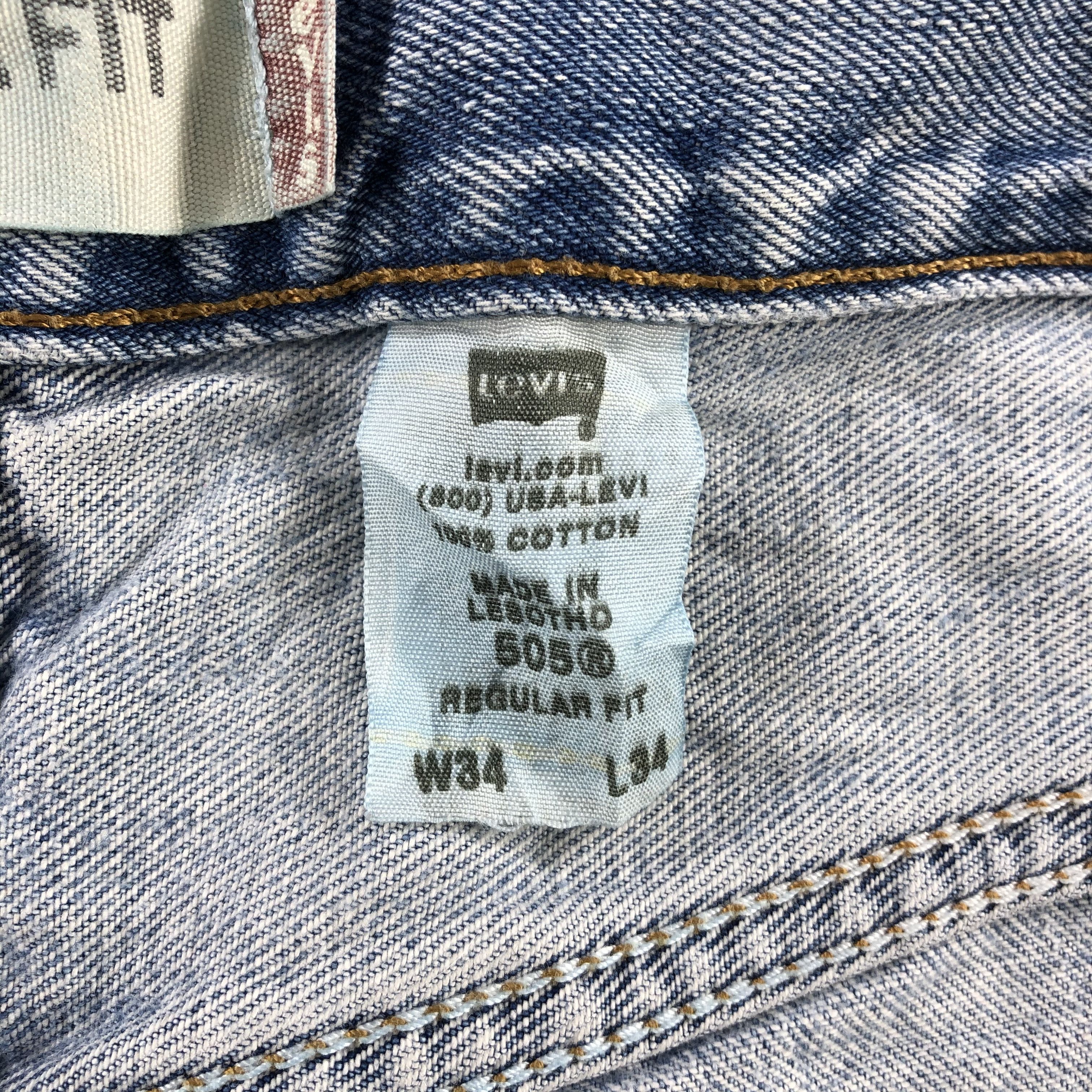 Levi's Vintage Light Wash Levis 505 Jeans-J2140 Size US 33 - 11 Thumbnail