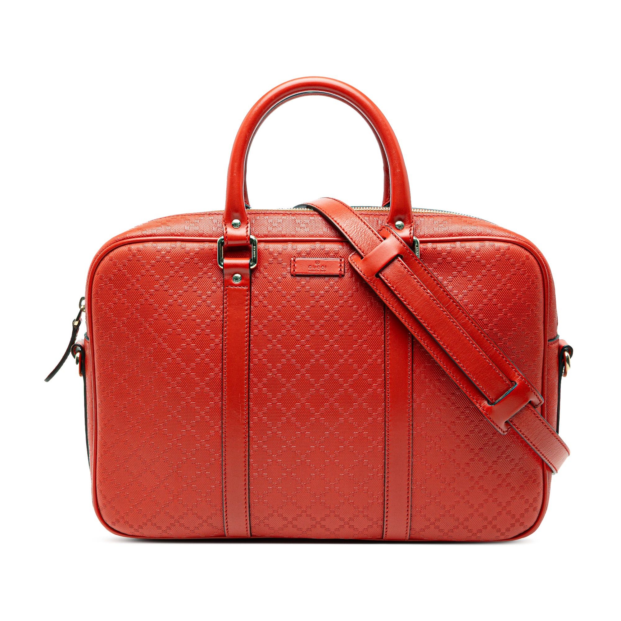 Gucci Medium Diamante Bright Leather Business Bag Size ONE SIZE - 1 Thumbnail