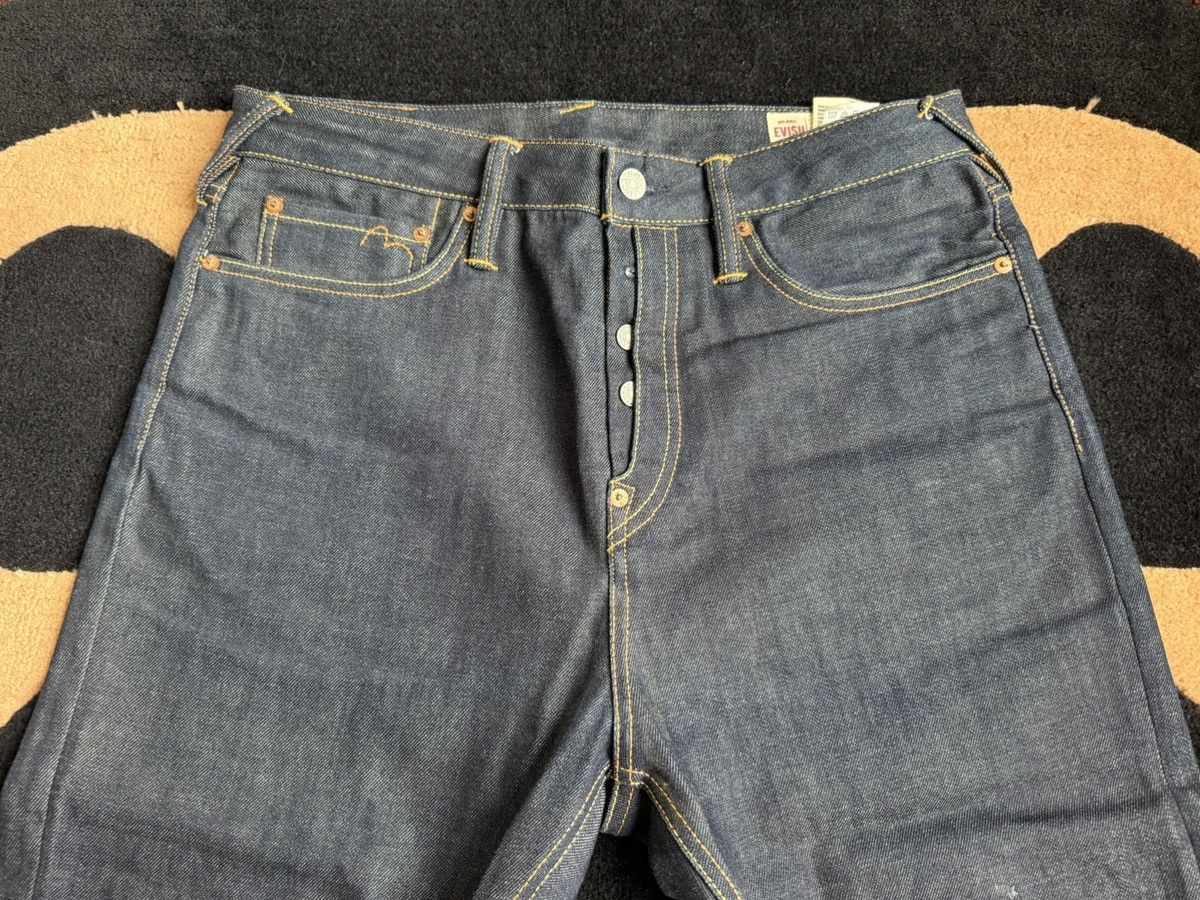 Evisu evisu white daicock style denim cropped pants size：32 Size US 32 / EU 48 - 7 Thumbnail