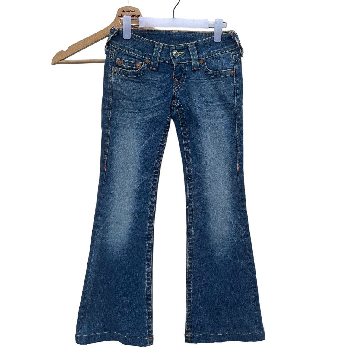 image of Made In USA x True Religion Vintage True Religion Bowcut Jeans in Denim, Women's (Size 24)