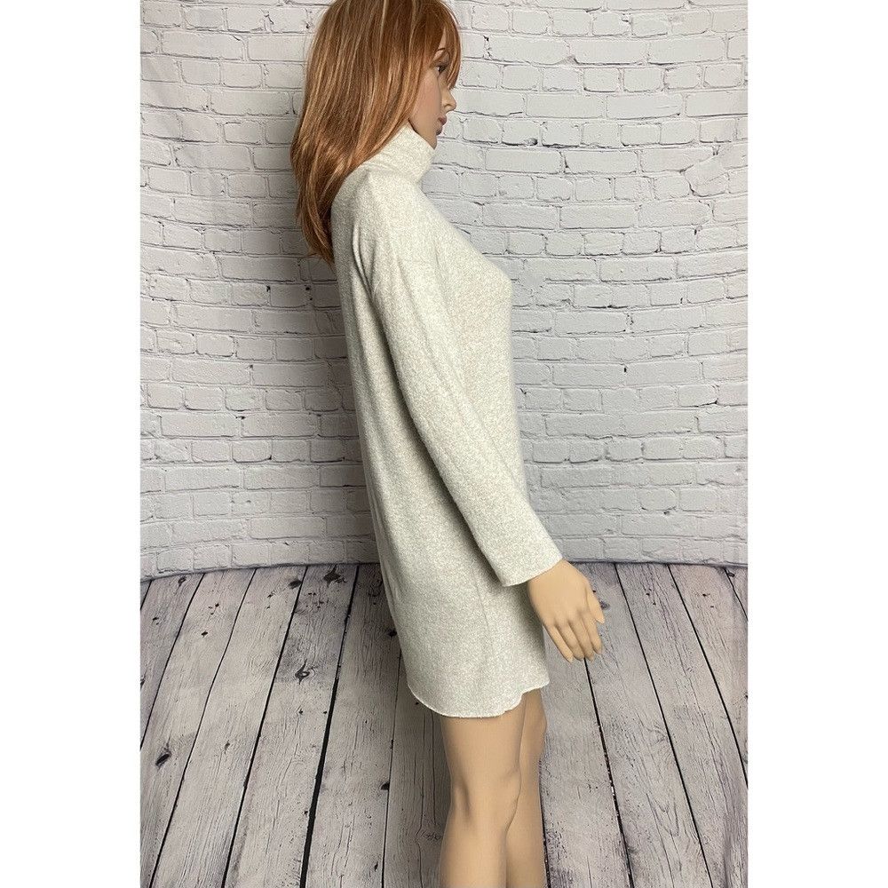 Zara Zara Trafaluc Beige Soft Touch High Neck Sweater Dress Size Size S / US 4 / IT 40 - 3 Thumbnail