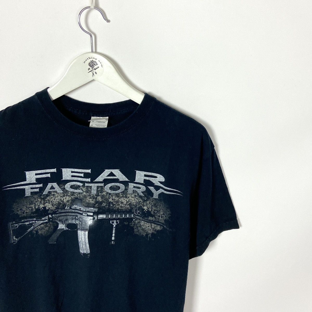 Band Tees Vintage 00s Fear Factory Hate War Terror Tour Tee y2k Gun OG Size US M / EU 48-50 / 2 - 3 Thumbnail