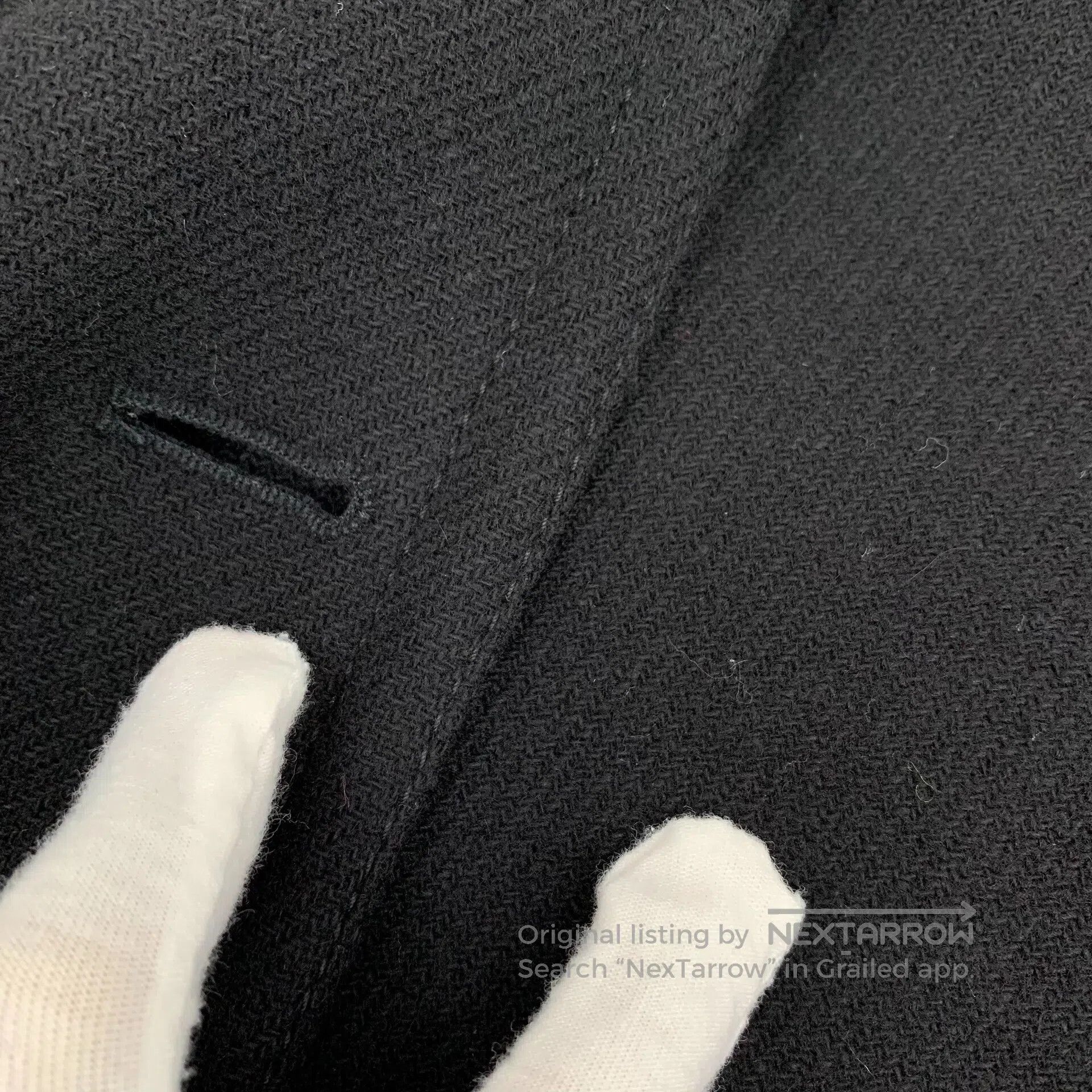 Burberry Burberry Black wool lapel double-breasted long sleeve coat Size US S / EU 44-46 / 1 - 8 Thumbnail