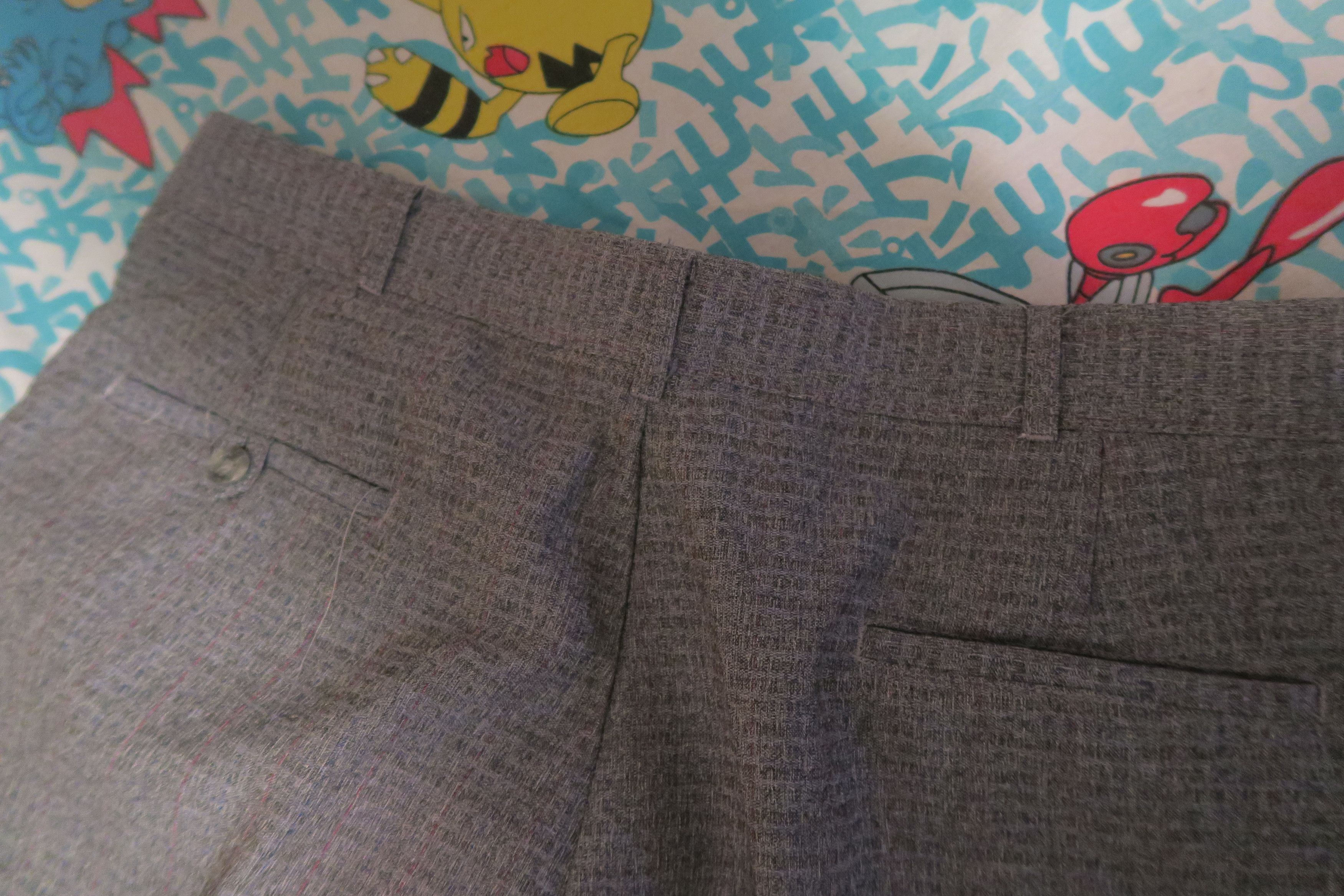 USA Olympics × Vintage VTG 80s Olympic Pleated Trouers Pants Plaid Polyester 34x28 Size US 34 / EU 50 - 5 Thumbnail