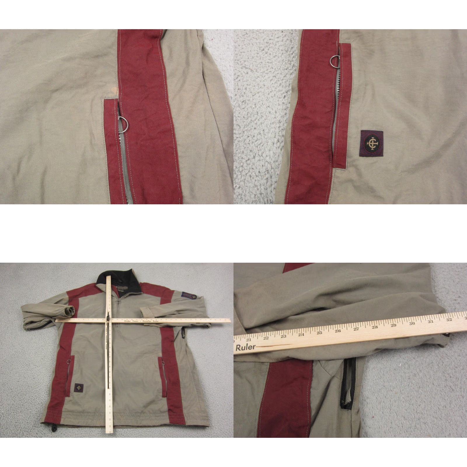 Vintage Vintage Columbia Jacket Adult L Brown Beige 1/2 Zip Bomber Windproof All Seasons Outdoor Mens Size US L / EU 52-54 / 3 - 8 Thumbnail