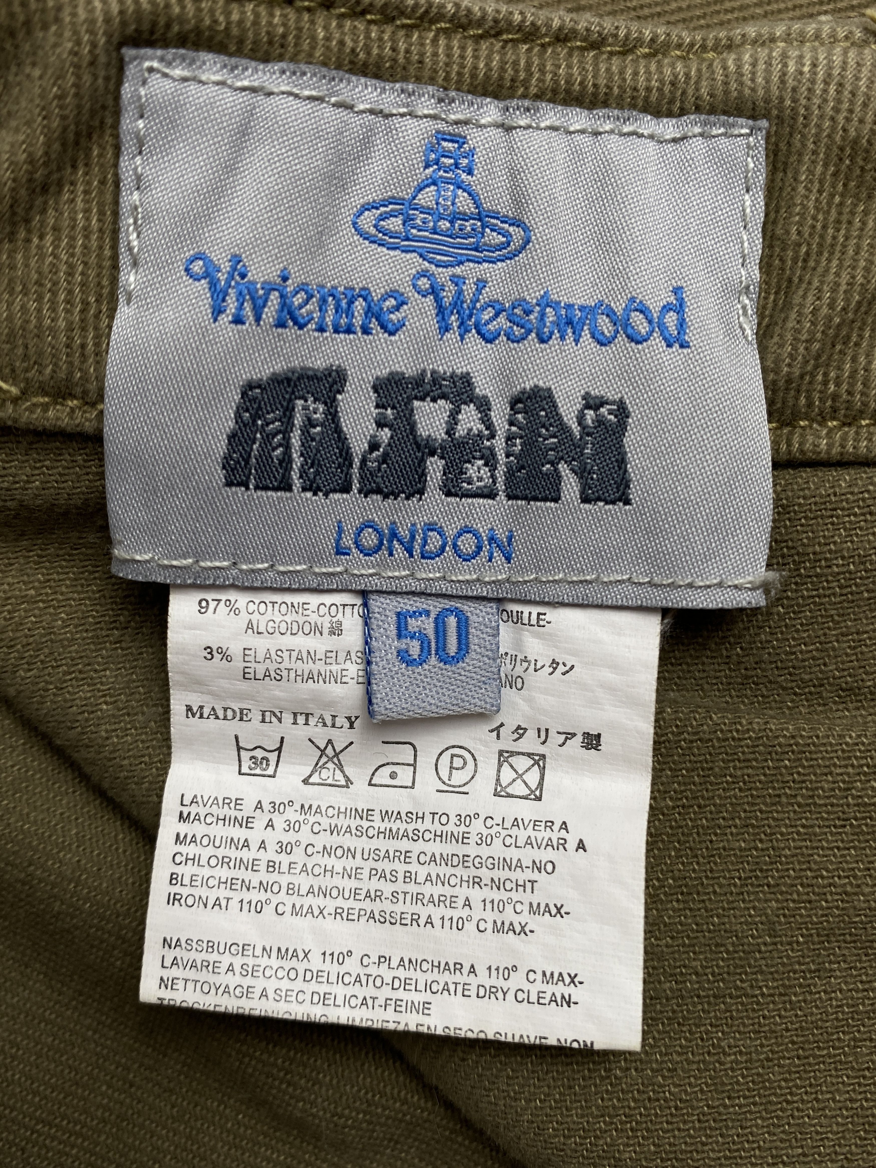 Vivienne Westwood Man London Buttonfly Tapered Pants Size US 34 / EU 50 - 6 Thumbnail